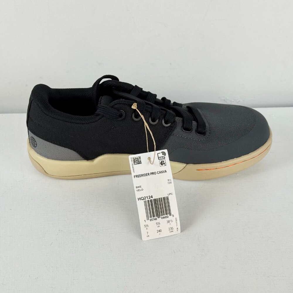 Women's 7 - Adidas 5.10 Five Ten Freerider Pro Mountain Bike Canvas Shoes HQ2124 - Picture 3 of 9